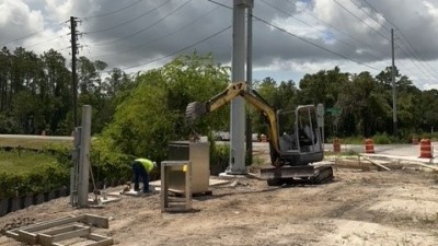 Commercial Way (US 19) at Centralia Road New Traffic Signal (July 2023)