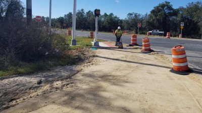 Commercial Way (US 19) at Centralia Road New Traffic Signal (December 2023)