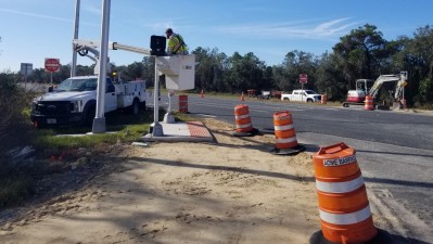 Commercial Way (US 19) at Centralia Road New Traffic Signal (December 2023)