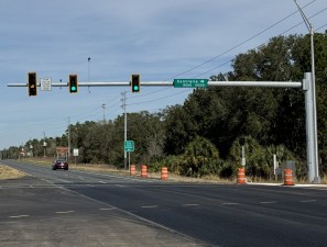 Commercial Way (US 19) at Centralia Road New Traffic Signal (February 2024)