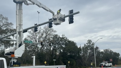 Commercial Way (US 19) at Centralia Road New Traffic Signal (February 2024)