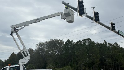 Commercial Way (US 19) at Centralia Road New Traffic Signal (February 2024)