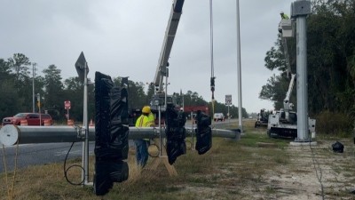 Commercial Way (US 19) at Centralia Road New Traffic Signal (November 2023)