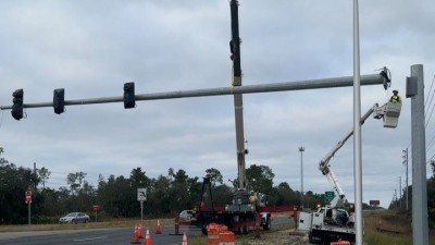 Commercial Way (US 19) at Centralia Road New Traffic Signal (November 2023)
