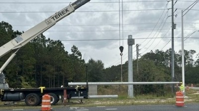 Commercial Way (US 19) at Centralia Road New Traffic Signal (November 2023)