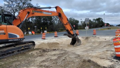 Commercial Way (US 19) at Centralia Road New Traffic Signal (February 2023)