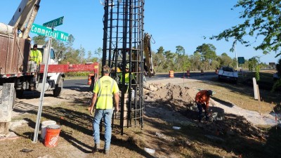 Commercial Way (US 19) at Centralia Road New Traffic Signal (March 2023)