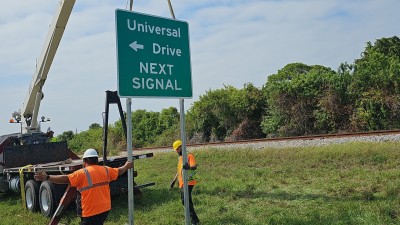 US 41 New Traffic Signal at Universal Drive in Hillsborough County (October 2023)