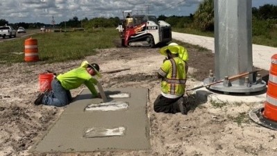 US 41 New Traffic Signal at Universal Drive in Hillsborough County (August 2023)