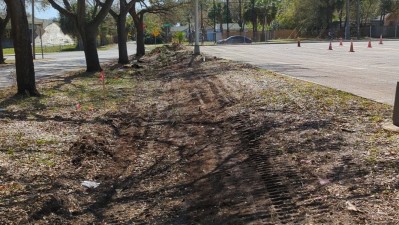 Central Avenue Sidewalk Improvements at Yukon Street in Hillsborough County (February 2023)