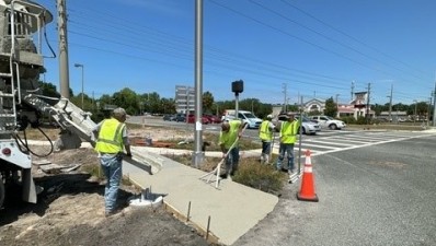 US 19 (Commercial Way) Pedestrian Crossing at Spring Hill Drive (April 2023)