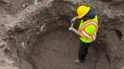 post soft dig hole (May 2026 photo)