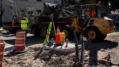 Loading and hauling away concrete debris (January 2026 Photo)