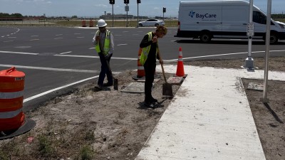 Grading for sod (May 2026 photo)