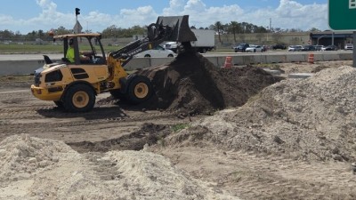 Tow loads of fill delivered (March 2026 photo)