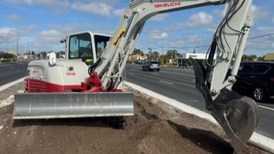 Grading median (December 2025 photo)