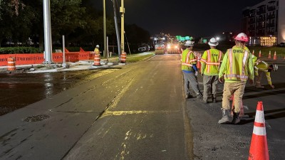 Resurfaced right lane on eastbound (September 2026 photo)