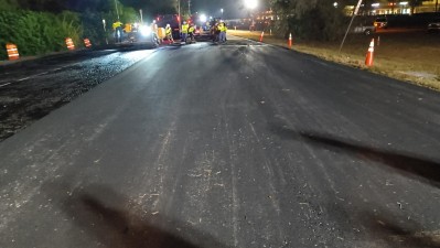 Newly paved Lutz Lake Fern Road (January 2026 photo)