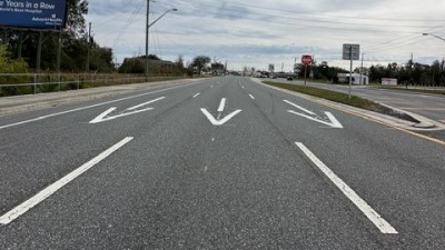 SR 54 at US 41 West Leg Right Turn Extension in Pasco County (January 2026)