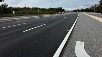 SR 54 at US 41 West Leg Right Turn Extension in Pasco County (January 2026)