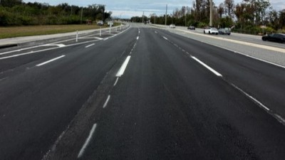 SR 54 at US 41 West Leg Right Turn Extension in Pasco County (January 2026)