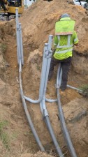 Conduit for new pull boxes (August 2026 photo)