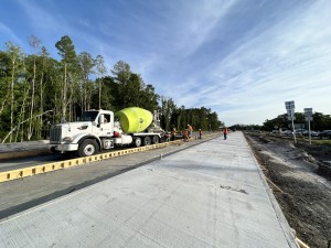Concrete paving (4/21/2022 photo)