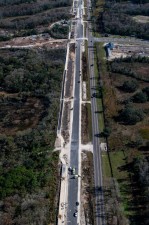 Looking southeast over SR 52 towards N Sunlake Blvd. (1/6/2023 photo)