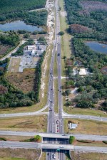 Looking east over SR 52 from the Suncoast Parkway (12/7/2021 photo)