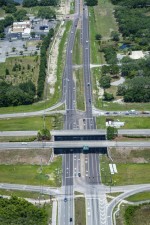 Looking east over SR 52 from the Suncoast Parkway interchange (6/9/2021 photo)