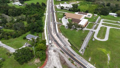 Looking east over the US 98 Bypass from 7th Street (9-10-2025 photo)