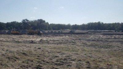 Pond excavation --- February 2020