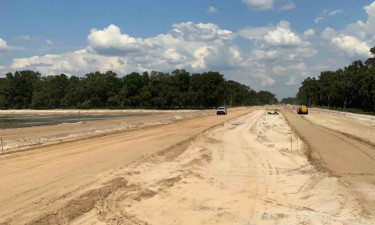 Ayers Road Extension (CR 576): new roadway construction - June 2020