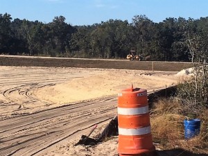 CR 578 Construction of Pond November 2017