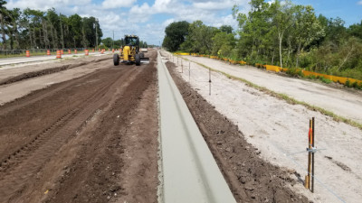 Sam Allen Rd Widening Project: late-July 2020