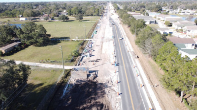 Sam Allen Rd Widening Project - January 2021