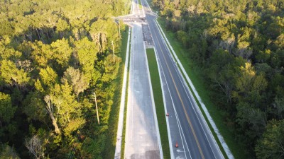 Sam Allen Road Widening Project (August 2021)