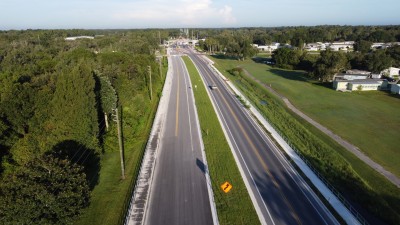 Sam Allen Road Widening Project (August 2021)