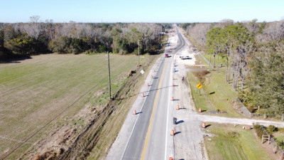 Sam Allen Rd Widening Project - January 2021