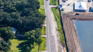 Sam Allen Road Widening Project (October 2021)