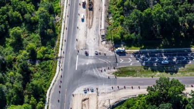 Sam Allen Road Widening Project (June 2021)