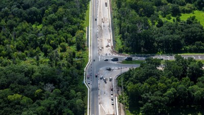 Sam Allen Road Widening Project (July 2021)