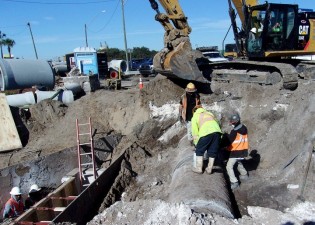 SR 60 (Adamo Drive) Reconstruction Project - Drainage Installation Work Jan 2018