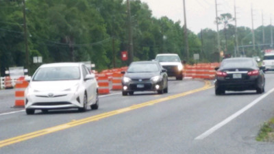 US 19 Widening from Jump Ct to Fort Island Trail - Traffic Shift Southend of Project - April 2020