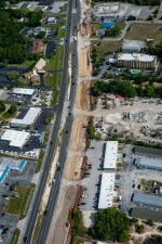 (Looking north over US 19 from north of Godfrey Lane to Mayo Drive 5/6/2022 photo)