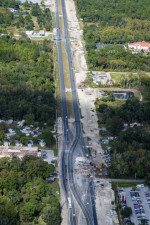 Widening on the east side of US 19 between Highland Street and Ozello Trail (November 6, 2020 photo)