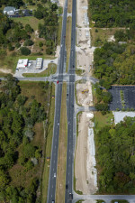 Widening on the east side of US 19 at Ozello Trail (November 6, 2020 photo)