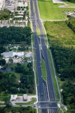 Looking north over US 19 from W Ozello Trail to north of W Venable Street (9-5-2025 photo)