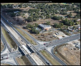 Construction well underway at I-75 & SR 50 - January 2017