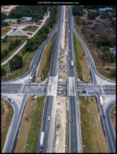 Temporary I-75 bridge widening over SR 50 - November 2016